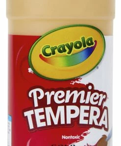 Outlet 👏 Crayola Premier Tempera Paint, Pint, Metallic Gold 🌟