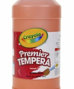 Best Pirce ✨ Crayola Premier Tempera Paint, Quart, Orange 👏