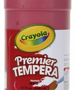 Best Pirce 😍 Crayola Premier Tempera Paint, Quart, Red 🎉