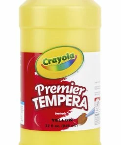 Hot Sale π― Crayola Premier Tempera Paint, Quart, Yellow π