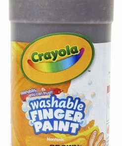 Cheap 🔔 Crayola Non-Toxic Washable Finger Paint, 1 Pt Squeeze Bottle, Brown ⌛