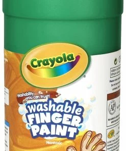 Discount 🌟 Crayola Non-Toxic Washable Finger Paint, 1 Quart Squeeze Bottle, Green 👏