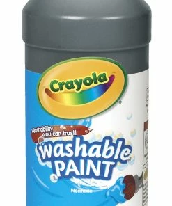 Outlet ❤️ Crayola Washable Paint, Pint, Black 🎁