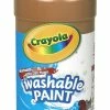 Best reviews of 🎁 Crayola Washable Paint, Pint, Brown ⭐