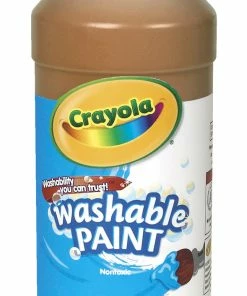 Best reviews of 🎁 Crayola Washable Paint, Pint, Brown ⭐