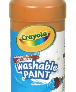 Cheapest 🌟 Crayola Washable Paint, Pint, Orange 🎉