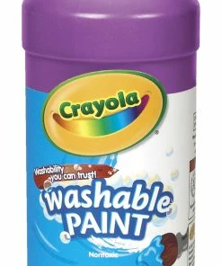 Promo 🤩 Crayola Washable Paint, Pint, Violet 😉