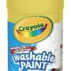 Budget 💯 Crayola Washable Paint, Pint, Yellow 😀 -Crayola - shop 008259 A ecommfullsize
