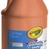 Budget ✨ Crayola Washable Paint, Gallon, Orange 😍