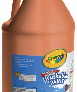 Budget ✨ Crayola Washable Paint, Gallon, Orange 😍
