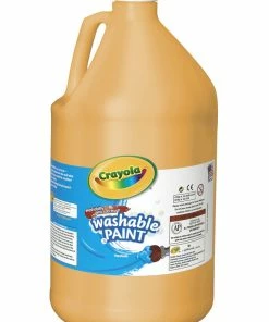Hot Sale 🛒 Crayola Washable Paint, Gallon, Peach 🥰