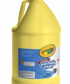 Hot Sale ✔️ Crayola Washable Paint, Gallon, Yellow ⌛