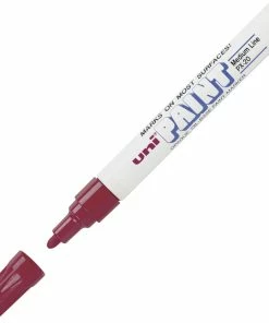 Flash Sale 🔥 Uni-ball Uni Uni-Paint Opaque Oil Based Marker, Medium Tip, Red 🌟