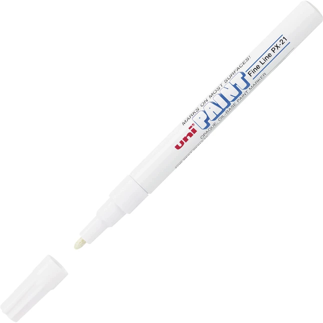 Buy π Uni-ball Uni Uni-Paint Opaque Oil Based Marker, Fine Tip, White π 3 Buy π Uni-ball Uni Uni-Paint Opaque Oil Based Marker, Fine Tip, White π