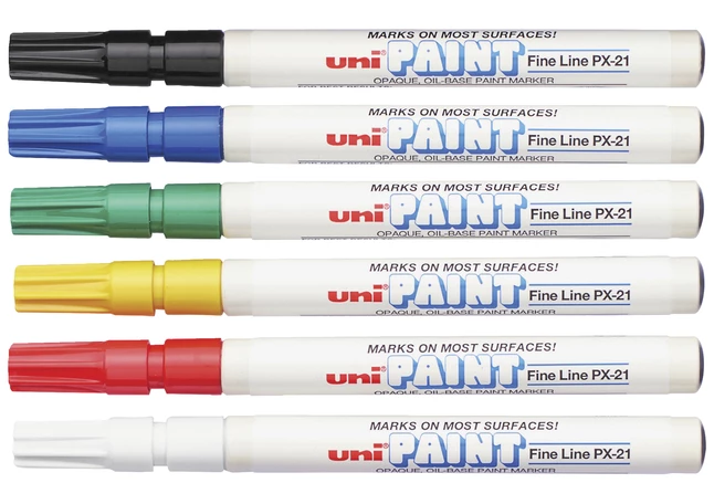 Brand new π Uni-ball Uni Uni-Paint Opaque Oil Based Marker, Fine Tip, Assorted Colors, Pack Of 6 π 3 Brand new π Uni-ball Uni Uni-Paint Opaque Oil Based Marker, Fine Tip, Assorted Colors, Pack Of 6 π