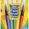 Best deal ❤️ Crayola No-Drip Non-Toxic Paint Brush Pen Set, Assorted Color, Set Of 5 🎉