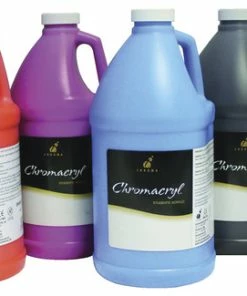 Best reviews of ⭐ Chromacryl Premium Acrylic Paint, Assorted Secondary Colors, Half Gallons, Set Of 6 🔔