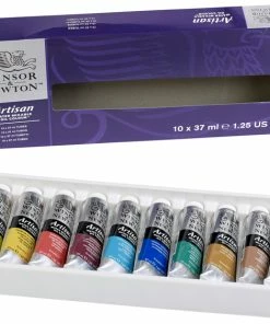 Hot Sale ✨ Winsor & Newton Artisan Water-Mixable Oil Color Set, Assorted Colors, Set Of 10 😀