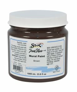 Top 10 π Sax True Flow Acrylic Mural Paint, 33.8 Ounce Plastic Container, Brown π