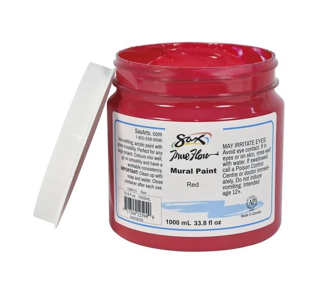 Best reviews of ๐ Sax True Flow Acrylic Mural Paint, 33.8 Ounce Plastic Container, Red ๐ 4 Best reviews of ๐ Sax True Flow Acrylic Mural Paint, 33.8 Ounce Plastic Container, Red ๐ - Image 2