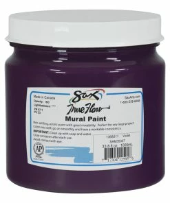 Top 10 π Sax True Flow Acrylic Mural Paint, 33.8 Ounce Plastic Container, Violet β