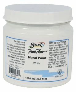 Best reviews of 😀 Sax True Flow Acrylic Mural Paint, 33.8 Ounce Container, White 🎁