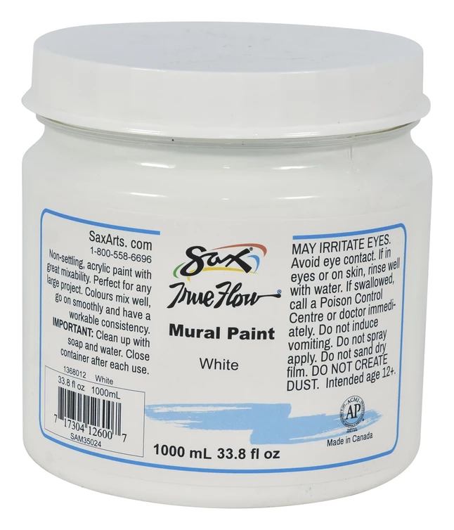Best reviews of π Sax True Flow Acrylic Mural Paint, 33.8 Ounce Container, White π 3 Best reviews of π Sax True Flow Acrylic Mural Paint, 33.8 Ounce Container, White π