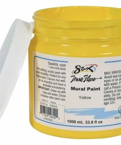 Coupon 😀 Sax True Flow Acrylic Mural Paint, 33.8 Ounce Plastic Container, Yellow 🔔 -Crayola - shop 1368013 B ecommfullsize