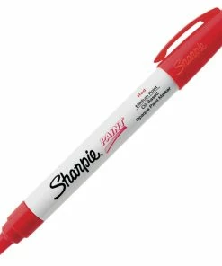 Best deal 🧨 Sharpie Sanford Non-Toxic Non-Washable Oil Based Paint Marker, Medium Tip, Red 😀