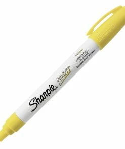 Discount 😍 Sharpie Sanford Non-Toxic Non-Washable Oil Based Paint Marker, Medium Tip, Yellow ✨
