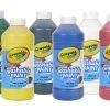 Brand new 🎁 Crayola Non-Toxic Washable Paint Set, 1 Pt Bottle, Assorted Bright Color, Set Of 6 ✨ -Crayola - shop 1428988 A ecommfullsize