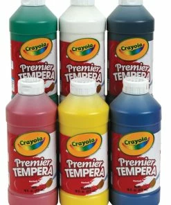 Brand new 🎉 Crayola Premier Non-Toxic Liquid Tempera Introductory Set, 1 Pt Squeeze Bottle, Assorted Brilliant Opaque Color, Set Of 6 🤩