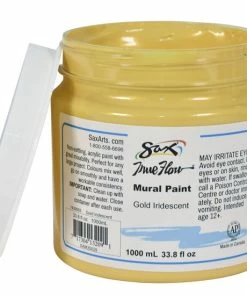 Cheapest ✔️ Sax True Flow Acrylic Mural Paint, 33.8 Ounce Plastic Container, Gold 😍 -Crayola - shop 1439063 A ecommfullsize