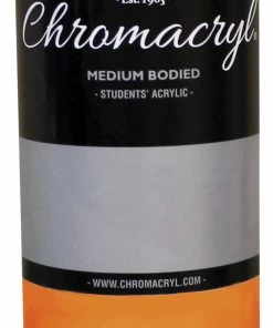 Promo 💯 Chromacryl Premium Students Acrylic Paint, Pint, Neon Orange 👏