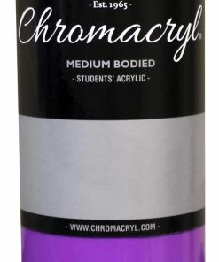 Promo 💯 Chromacryl Premium Students Acrylic Paint, Pint, Violet 🎉