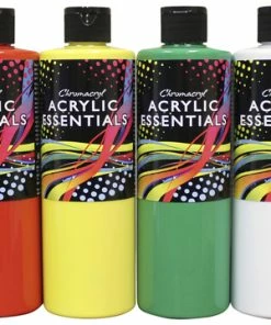 Cheap 🎉 Chromacryl Acrylic Essential Set, Assorted Primary Colors, Pints, Set Of 6 ⌛