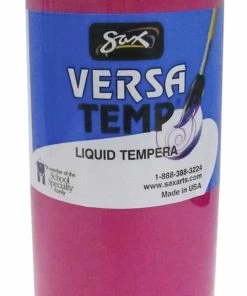 Outlet π Sax Versatemp Heavy-Bodied Tempera Paint, Magenta, Quart β