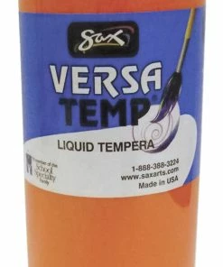 Deals π Sax Versatemp Heavy-Bodied Tempera Paint, Orange, Quart π