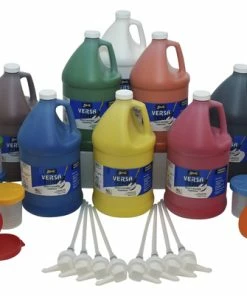 Promo 😉 Sax Versatemp Heavy-Bodied Deluxe Tempera Paint Kit, Assorted Colors, Set Of 36 🔥