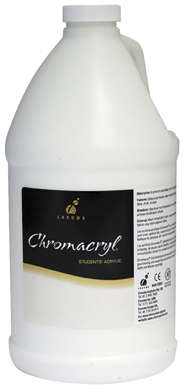 Cheap π Chromacryl Students Acrylic Paint, Half Gallon, Block Out White βοΈ 3 Cheap π Chromacryl Students Acrylic Paint, Half Gallon, Block Out White βοΈ