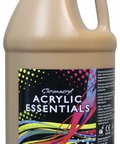 Budget ⭐ Chromacryl Acrylic Essentials, Half Gallon, Raw Sienna 🌟