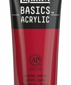 Promo π Liquitex BASICS Acrylic Paint, 4 Ounces, Naphthol Crimson π