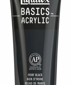 Discount 🥰 Liquitex BASICS Acrylic Paint, 4 Ounces, Ivory Black 🤩