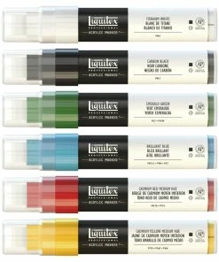 Deals 😉 Liquitex Professional Wide Tip Paint Markers, Assorted Primary Colors, Set Of 6 😍 -Crayola - shop 1485665 A ecommfullsize
