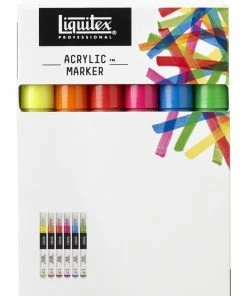Hot Sale π₯ Liquitex Professional Fine Tip Paint Markers, Assorted Fluorescent Colors, Set Of 6 π