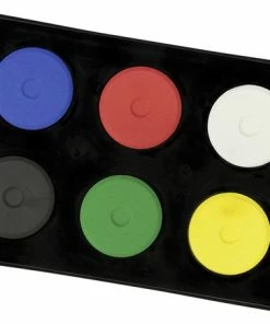 Flash Sale 🥰 Jack Richeson Mini Tempera Cakes With Tray, Assorted Primary Colors, Set Of 6 😀