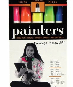Best Pirce 🛒 Painters Opaque Paint Markers, Neon Colors, Set Of 5 🌟