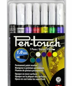 Budget π€© Sakura Pentouch Paint Marker, Fine Tip, Assorted Basic Colors, Set Of 7 β