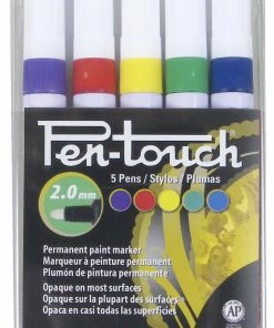 Budget π₯ Sakura Pentouch Paint Marker, Medium Tip, Assorted Basic Colors, Set Of 5 π