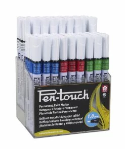 Discount 🎁 Sakura Pentouch Paint Marker Classroom Pack, Fine Tip, Assorted Basic Colors, Set Of 72 ❤️